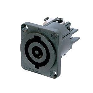 NEUTRIK NAC3MP-HC powerCON 32A Chassis Connector, Power-In, Black