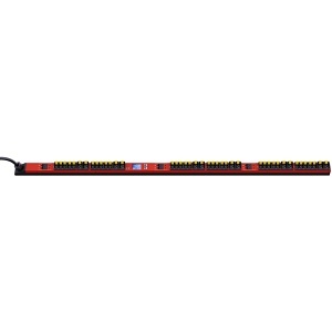 Hubbell PV72IE30HH-10RD inSIGHT Switch Ready Intelligent Power Distribution Unit, 10' Cord, Red
