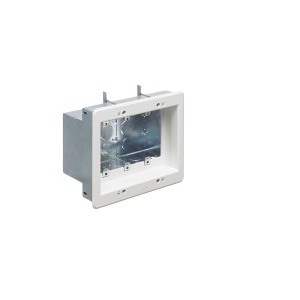 Arlington TVBS507 3-Gang White TV Box
