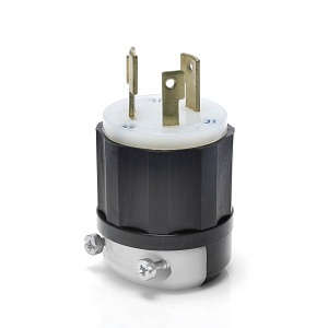 Leviton C2651 Connectors, EB Plug Lock 2PO 3WI L9-30P, 30A 600V AC