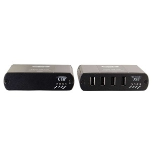 C2G CG-34020 4-Port USB 2.0 Over CAT5 Extender, TAA Compliant