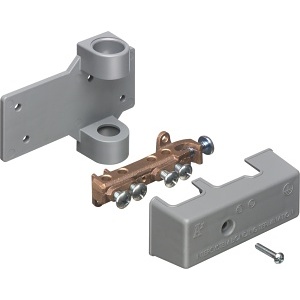 Arlington GBB50P Intersystem Grounding Bridge with PVC Adaptor, Bronze