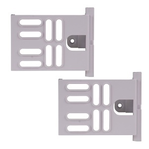 On-Q AC1052CC2 Cable Manager, Plastic Enclosure Cable-Channel 2-Pack