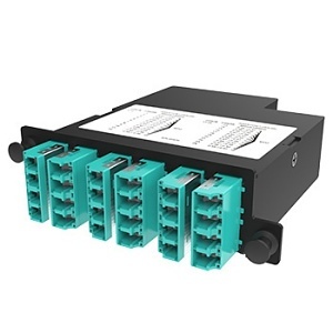 Ortronics LM4-LC24H M4 Cassette, 24-Fiber, MPO(M)-LC, QD, OM4, IUL, Universal Polarity