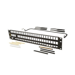 Ortronics PHDHJU72-W 72 Port Flat High Density Jack Panel, 72-Port, White