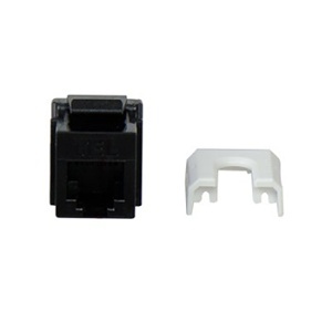 On-Q WP3473-BK Quick Connect RJ25 6-Position, 6-Conductor Telephone Keystone Insert, Black