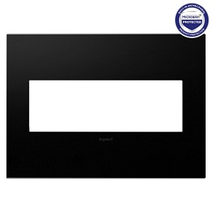 Pass & Seymour AWP3G-GR4 3-Gang Wall Plate, Graphite