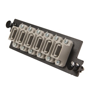 Ortronics OFP-MPA72ED Panel, 6-MPO, Slate Adapters, OS2 Aligned