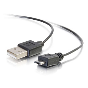 C2G CG27053 USB Charging Cable, 1.5', Black