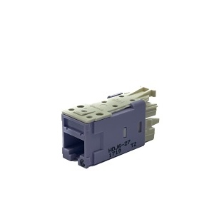 Ortronics HDJ6-27 Clarity CAT6 High Density Jack, T568A/B, Purple