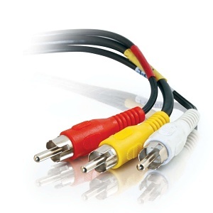 C2G CG40448 Value Series Composite Video Stereo Audio RCA Cable 6'