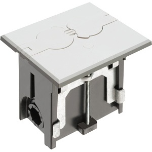 Arlington FLBAF101W Floor Box, Flip, White