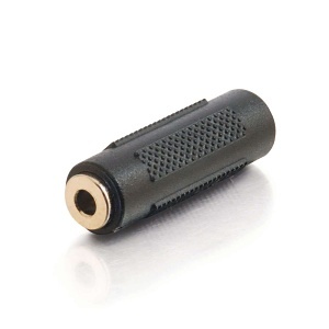C2G CG03170 3.5mm F/F Stereo Coupler, Black