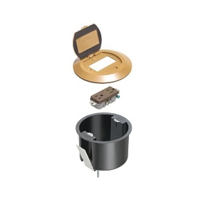 Arlington FLBR6500CA Round Plastic Box with Cover