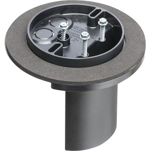 Arlington FB443F L-Shaped Fan and Fixture Vapor Box, 70lb Fan, 200 lb Fixture for 1/2" or 5/8" Drywall, Black