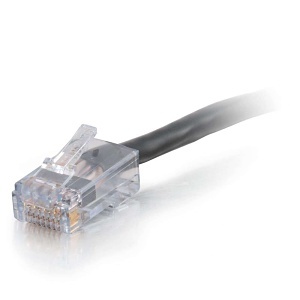 C2G CG15300 CAT6 Plenum Non-Booted Unshielded Ethernet Network Patch Cable, 35' (10.7m), Black