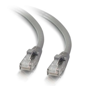 C2G CG-15177 CAT5E Snagless Unshielded (UTP) Ethernet Network Patch Cable, 3' (0.9m), Gray