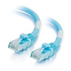 C2G CG00771 CAT6a Snagless Unshielded Ethernet Network Patch Cable, 25' (7.6m), Blue