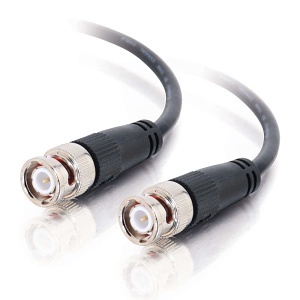 C2G CG03189 RG58 BNC Thinnet Coax Cable, 50' (15.2m), Black