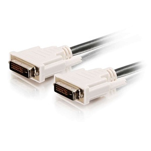 C2G CG26912 Digital Video Cable, 24-Pin, DVI-D Dual Link Male to DVI-D Dual Link Male, 3.3', Black