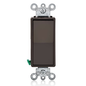Leviton 5604-2 Smart Dimmer & Light Switch, 4-Way, 15 Amp, 120/277 VAC, Brown