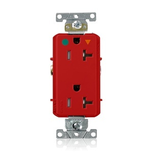 Leviton DT830-IGR HG TR Decora Plus Duplex Receptacle, Power Outlet