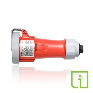 Leviton 430C7WLEVPIA LEV Series IEC Pin and Sleeve Connector with Screwless Clamp Assembly and Inform Technology