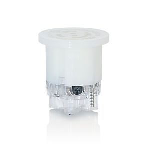 Leviton 29W76-IN Insert Wallplate Ground Locking Connector, 3-Phase, 3-Pole, 4-Wire, 30A, 480V