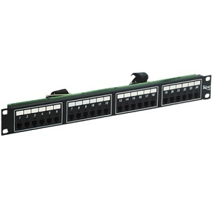 ICC ICMPPTF244 Voice 6P4C Patch Panel with Female Telco in 24-Port and 1U