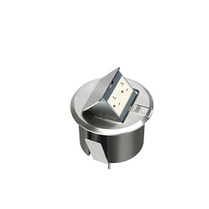 Arlington FLBT6520NL Round Trapdoor with Nickel Finish
