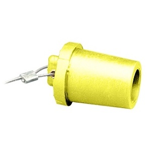 Leviton 17P21-Y PB Yellow Male Protective Cap Tap