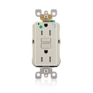 Leviton AFTR1-HGT HG Arc Fault Circuit Interrupter 15A 125V