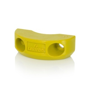 Leviton CLAMP-YL2 Cord Clamp for 20A/30A Locking 3-Wire, Yellow