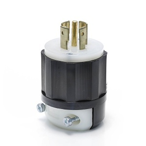 Leviton 2511 Locking Plug Connector, 20A 120/208V, L21-20P