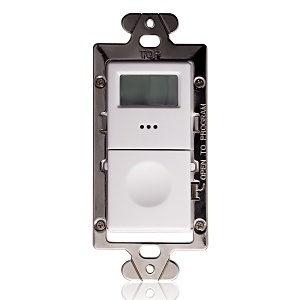 Leviton TS300-DW Timer Switch, Digital, Programmable, 120-277V, White