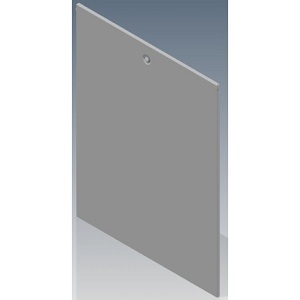 Belden H4230SP01 42U Cabinet Series Side/Separator Panel, 30" Depth, Steel, Black