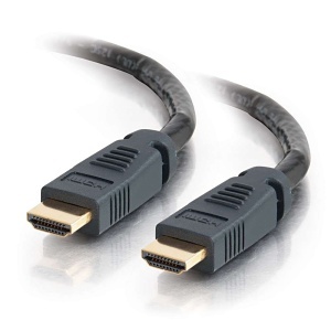 C2G CG41193 Plus Series Standard HDMI Cable, Plenum Rated, M/M, Black, 50'