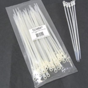 C2G CG43040 Screw-Mountable Cable Tie, 6", 50-Pack, White