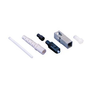 3M 6300-W Hot Melt SC Multimode Fiber Connector, White