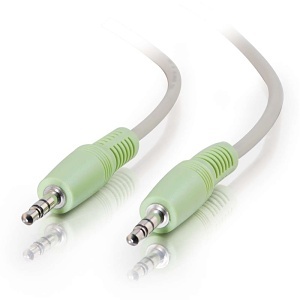 C2G CG-27411 3.5mm M/M Stereo Audio Cable, 6' (1.8m)