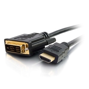 C2G CG42514 HDMI to DVI-D Digital Video Cable, 3.3' (1m), Black