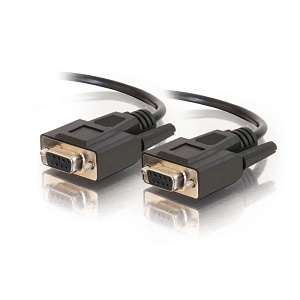 C2G CG52035 DB9 F/F Serial RS232 Cable, 6'