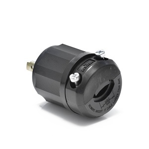 Leviton 2321-B Locking Plug, NEMA L6-20P, 20A 250V, Black