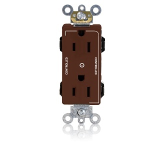 Leviton M1626-2S 15A Decorator Controlled Switch, Brown