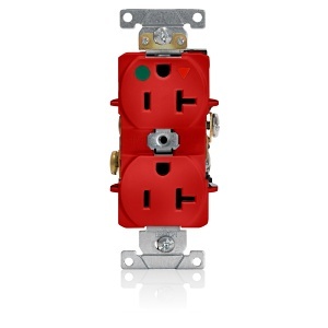 Leviton 8300-IGR HG Isolated Ground Duplex Receptacle