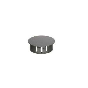 Arlington NM901 Snap-In Knockout Bushing Blank, Trade Size 3/4", Plastic, Black