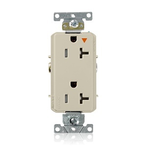 Leviton T1636-IGI IV Dec DuplexL Tr Rec 520R 2P3W 20A125V