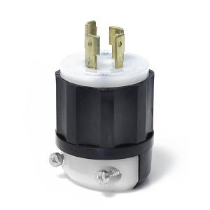 Leviton 2441 Locking Plug, 20A, 120/208V, 4-Pole, 4-Wire, L18-20P Configuration