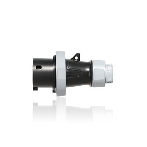 Leviton 520P5WLEV 20A Pin and Sleeve Plug, 1-Pack, Black