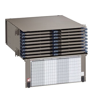 Leviton 5R4UD-S32 OPT-X HDX Fiber Optic Rack-Mount Enclosure with Sliding Trays, Accepts Up to (32) HDX Components
